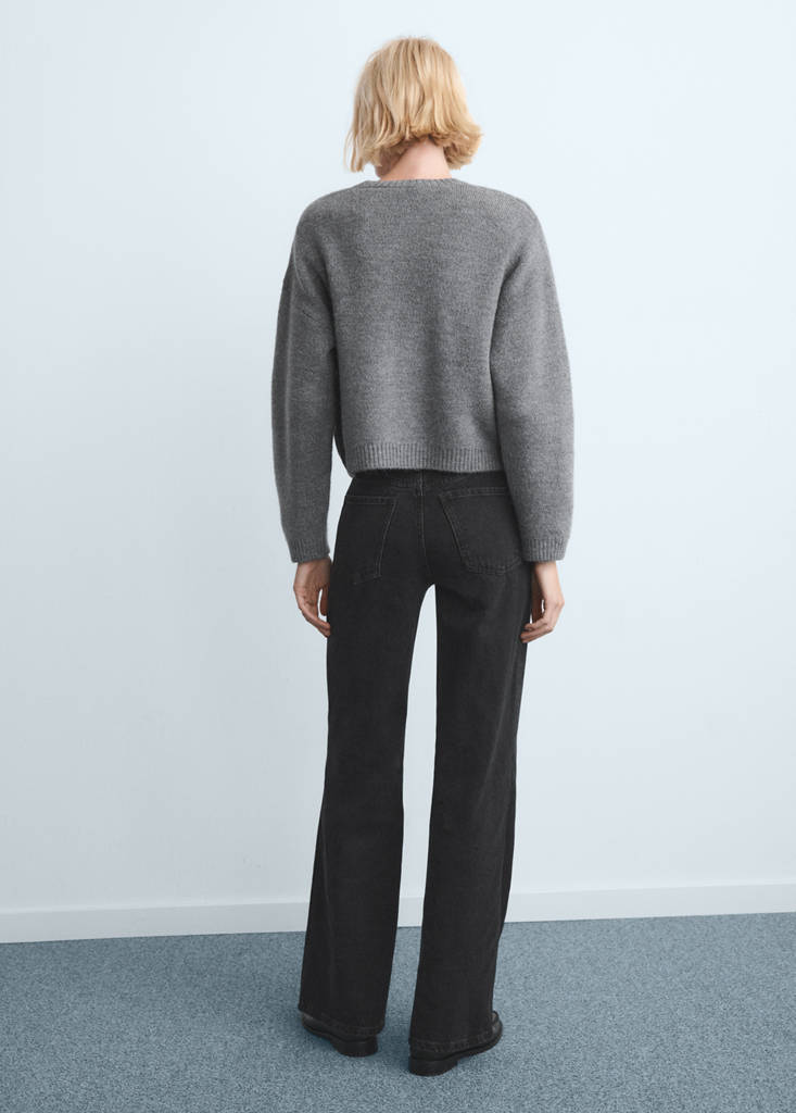 Jeans Rectos de Talle Alto con Bolsillos y Silueta Favorecedora