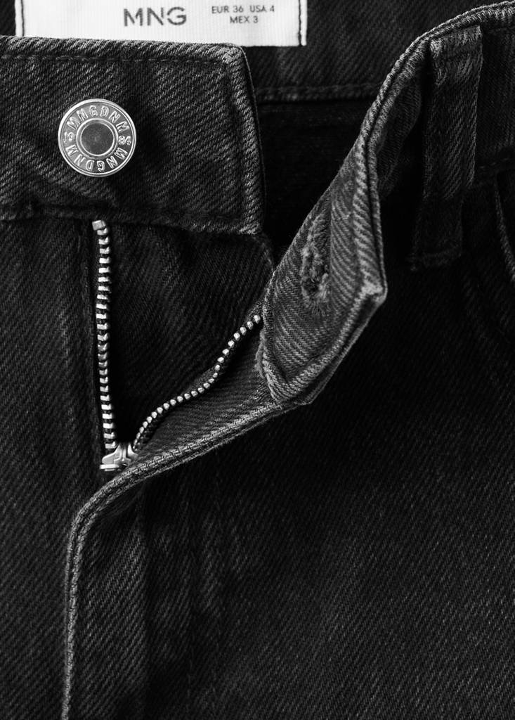 Jeans Rectos de Talle Alto con Bolsillos y Silueta Favorecedora