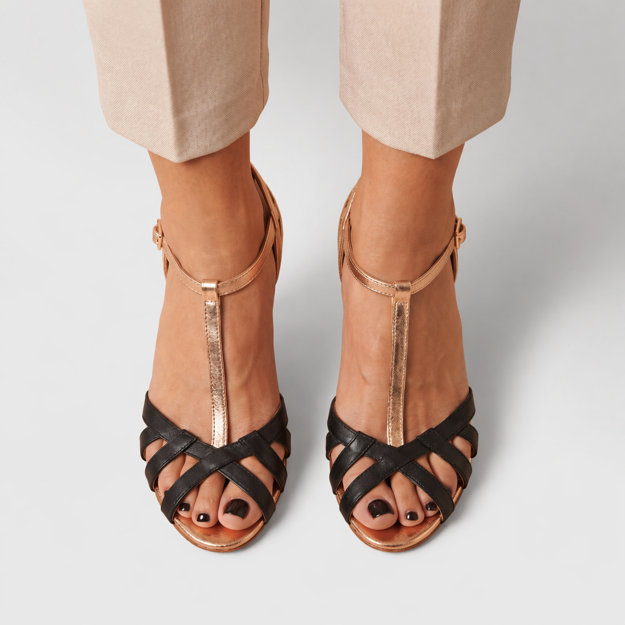 Sandalias de tacón Elegante