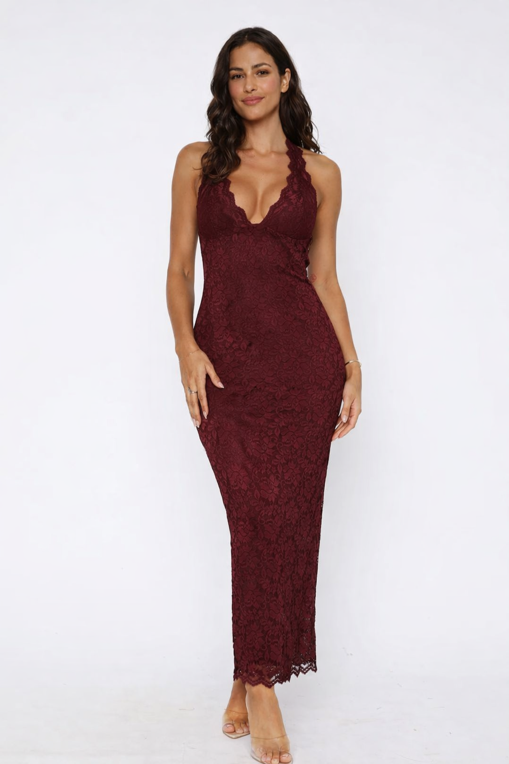 Vestido largo de alta elegancia