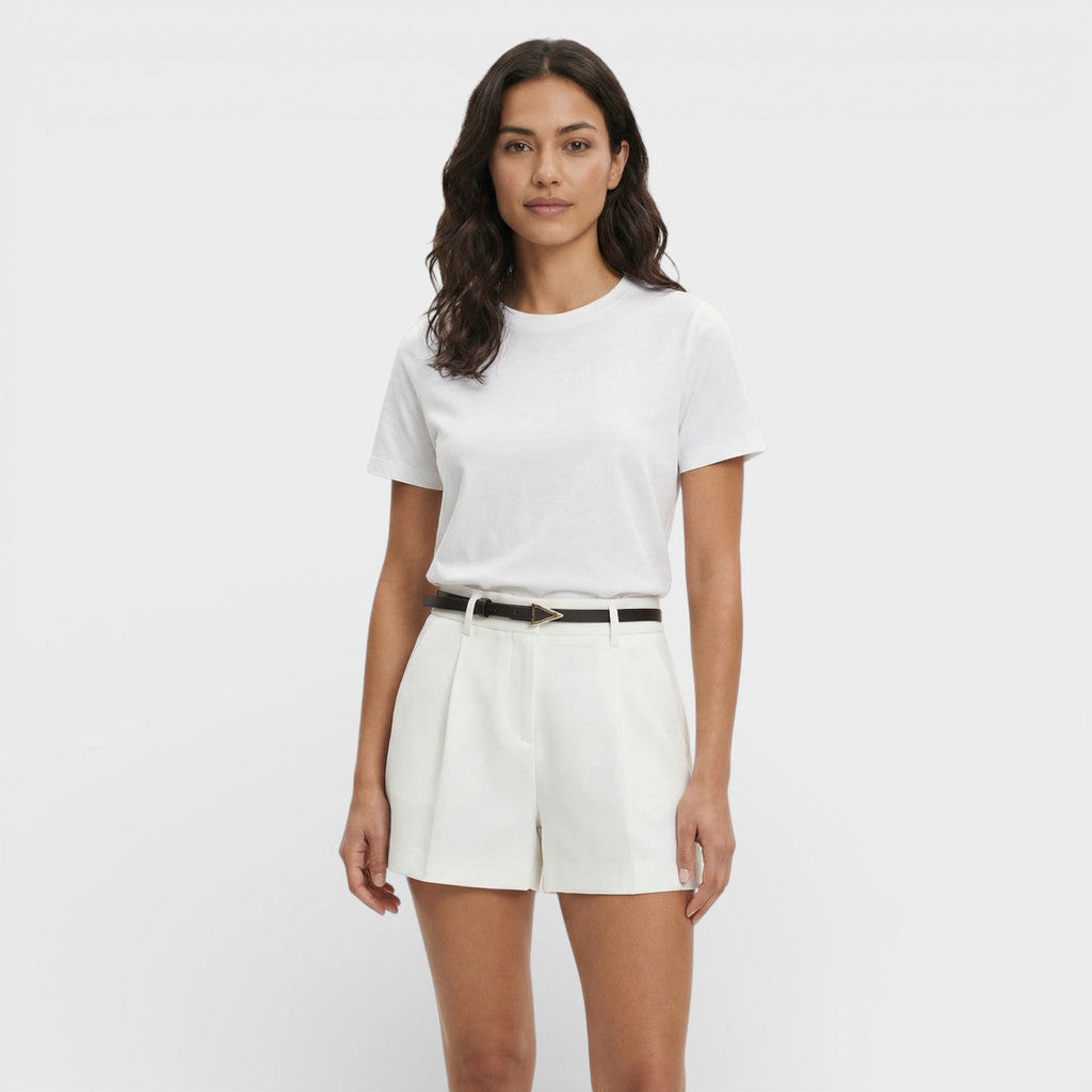 Shorts Mujer Tiro Alto Con Cinturón incluido