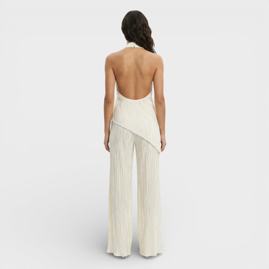 Conjunto Plisado Elegante  de Dos Piezas