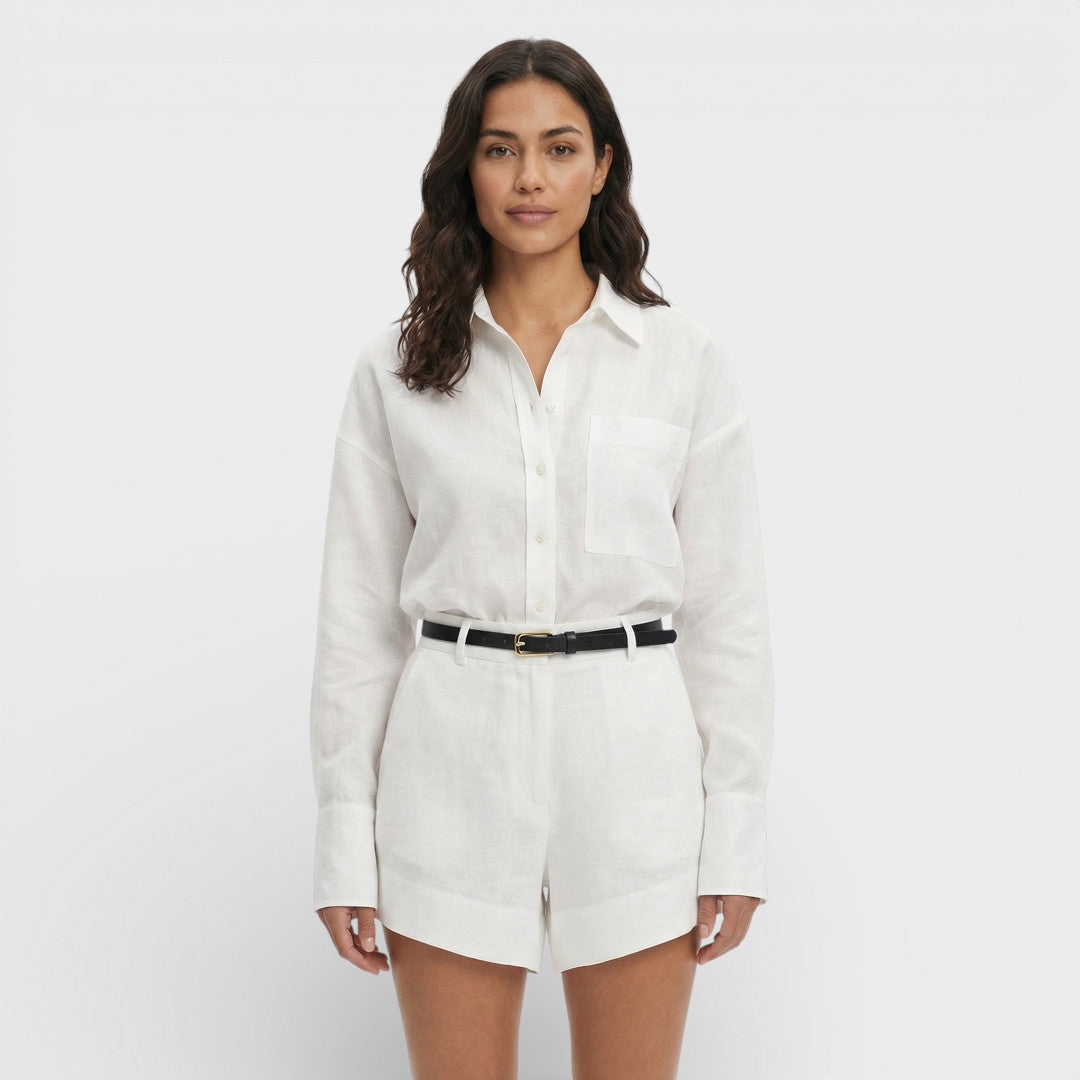 Conjunto Mujer Camisa Y Shorts