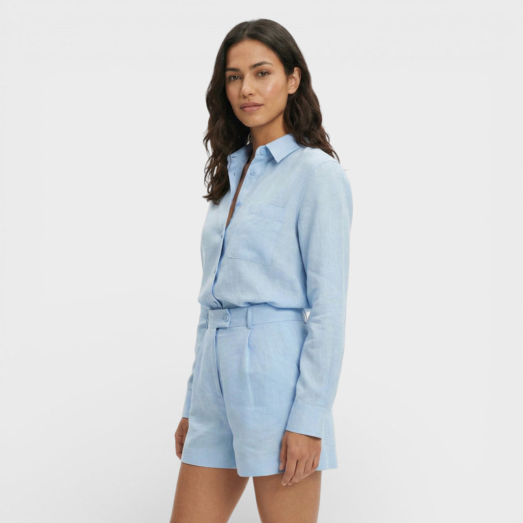 Conjunto Mujer Camisa Y Shorts
