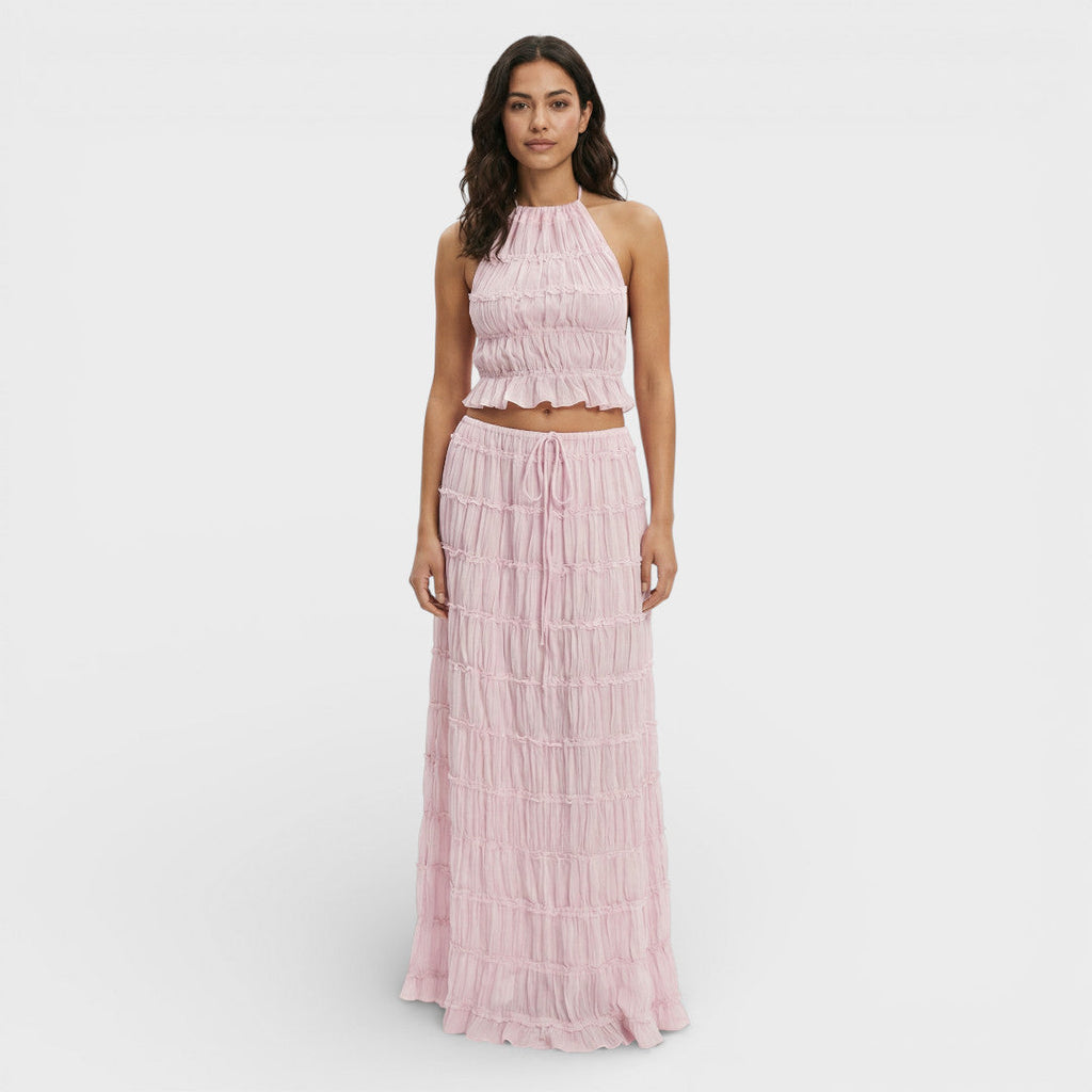 Conjunto de  Mujer Falda Larga