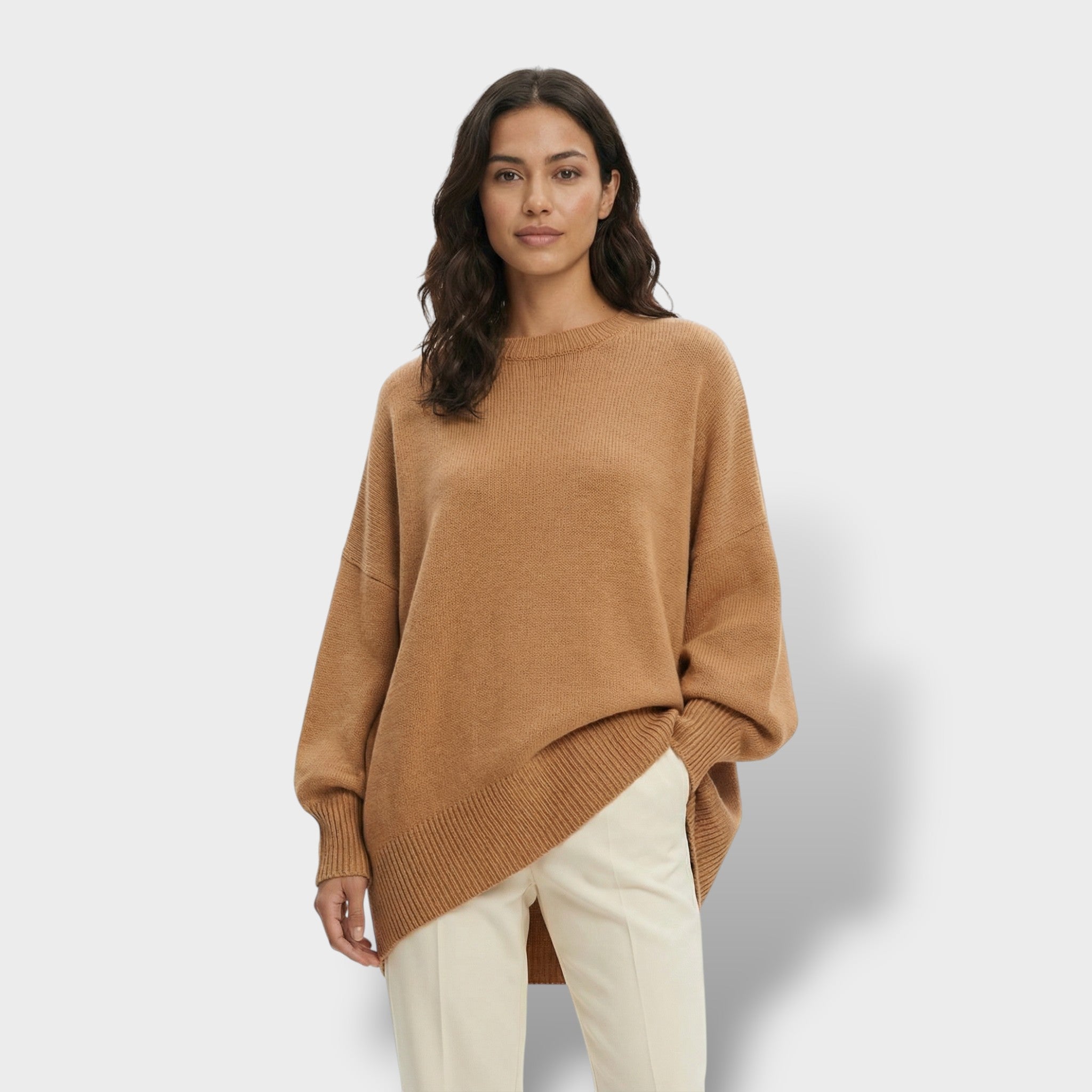 Suéter Oversize Manga Murciélago – Comodidad y Estilo
