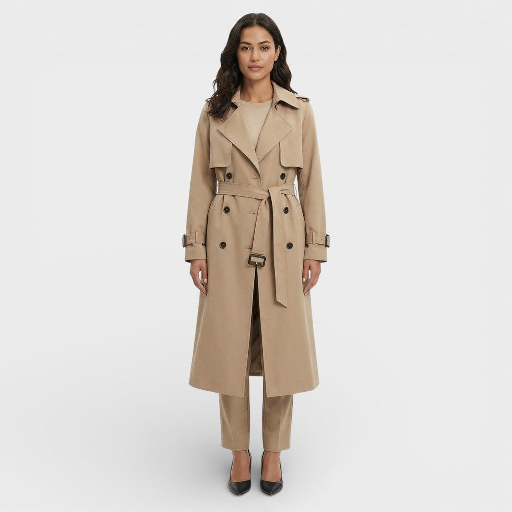 Gabardina Larga Mujer Ideal Entretiempo