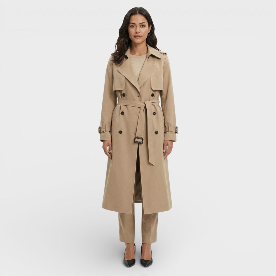 Gabardina Larga Mujer Ideal Entretiempo