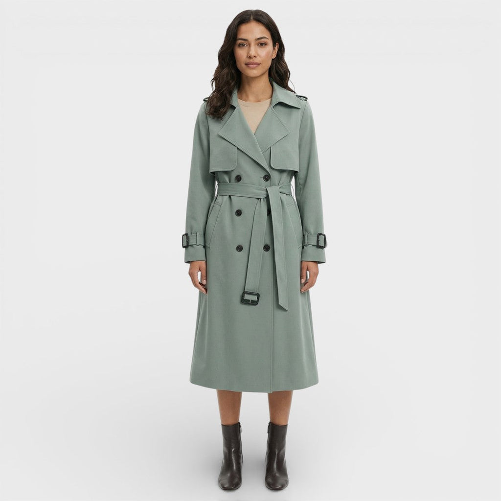 Gabardina Larga Mujer Ideal Entretiempo