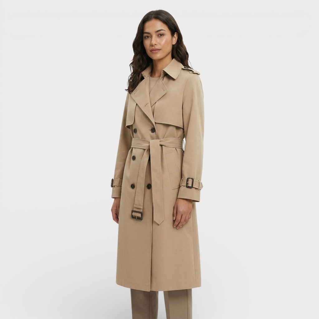 Gabardina Larga Mujer Ideal Entretiempo