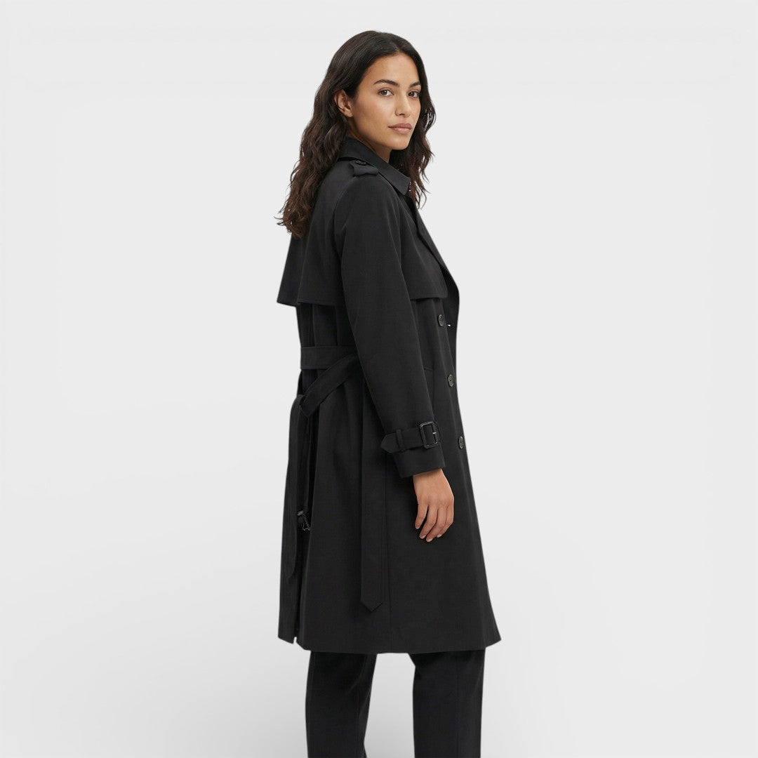 Gabardina Larga Mujer Ideal Entretiempo