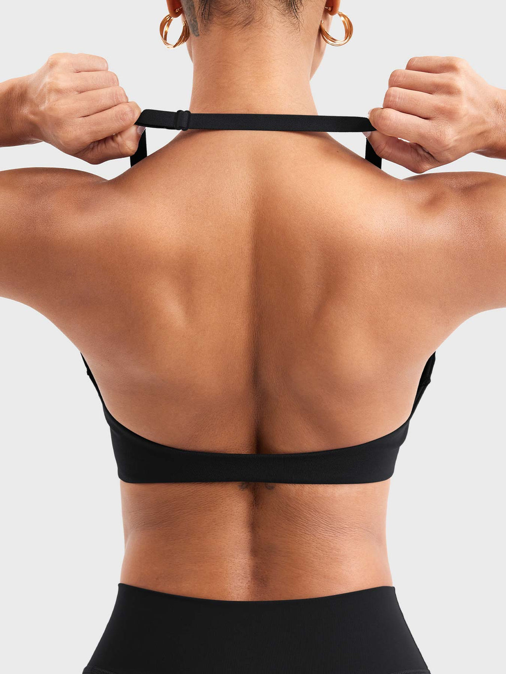 Top Deportivo Halter con Soporte y Espalda Ajustable