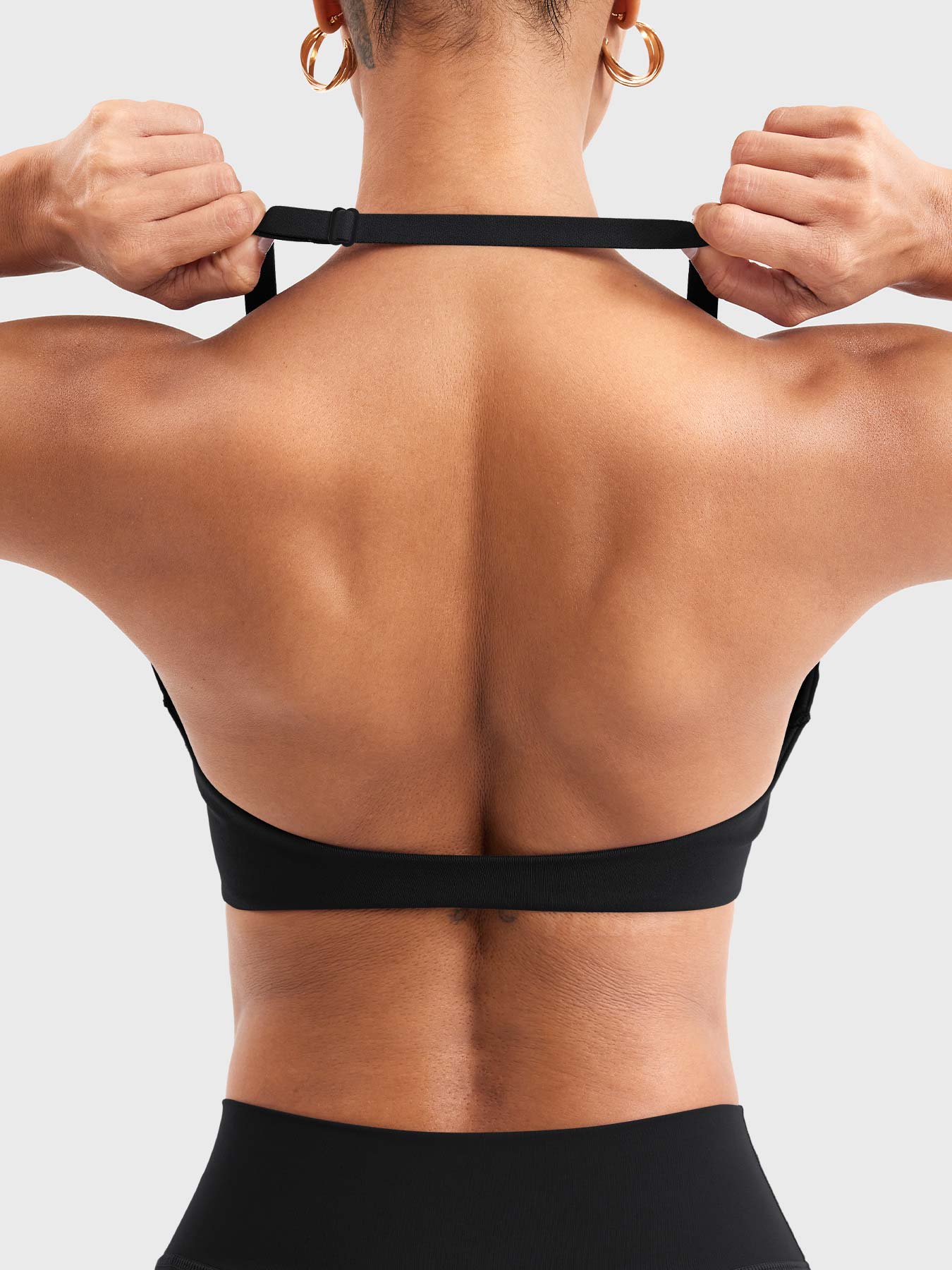 Top Deportivo Halter con Soporte y Espalda Ajustable