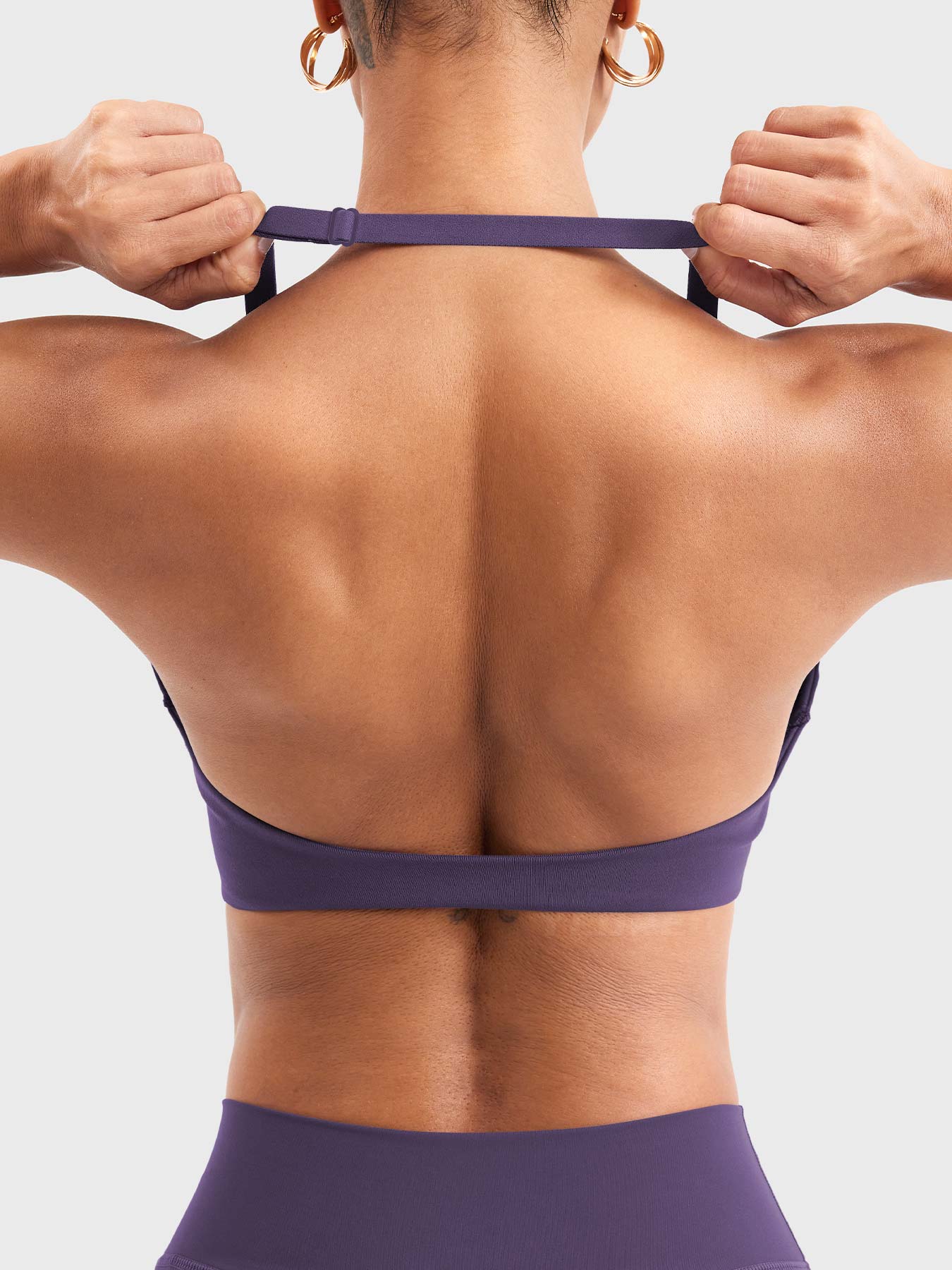 Top Deportivo Halter con Soporte y Espalda Ajustable