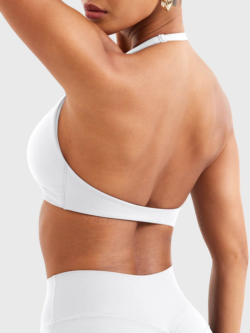 Top Deportivo Halter con Soporte y Espalda Ajustable