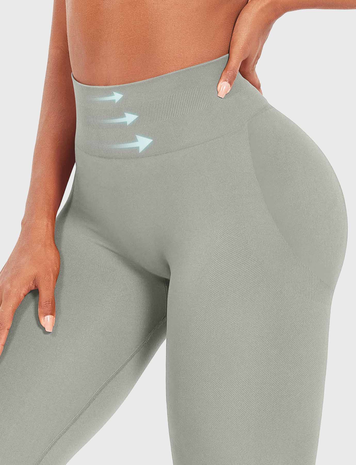 Leggins Deportivo Cintura Alta , Moldeador Sin Costuras