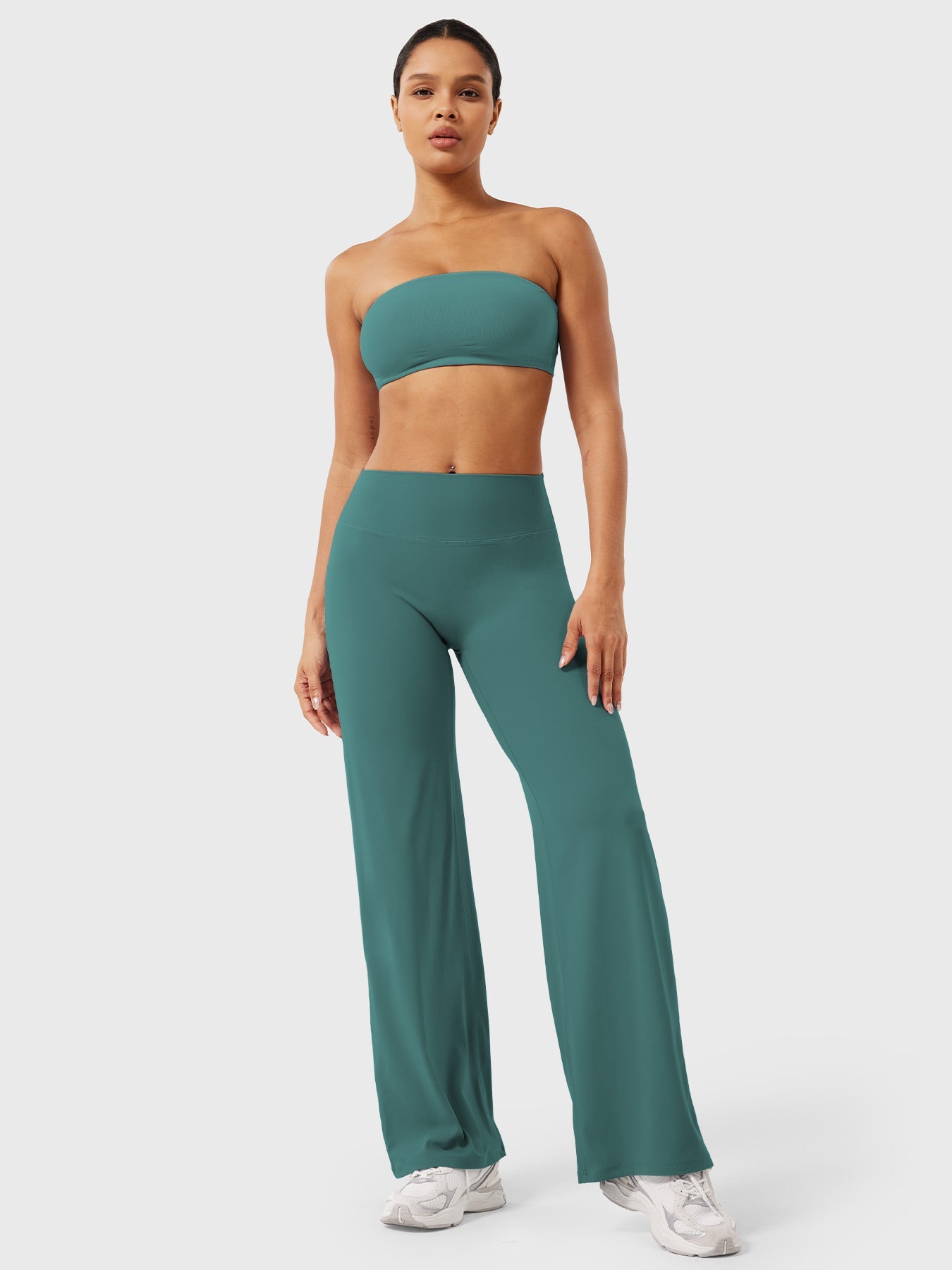 Leggings Rectos Sin Costuras Efecto Moldeador