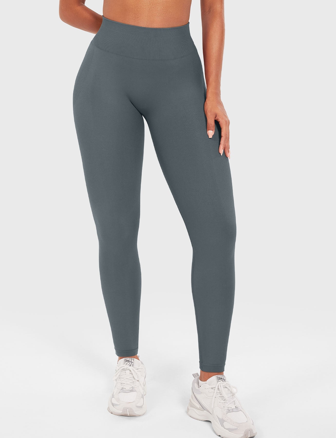 Leggins Deportivo Cintura Alta , Moldeador Sin Costuras