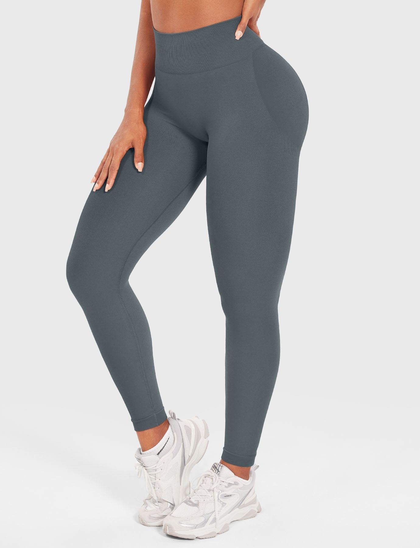 Leggins Deportivo Cintura Alta , Moldeador Sin Costuras