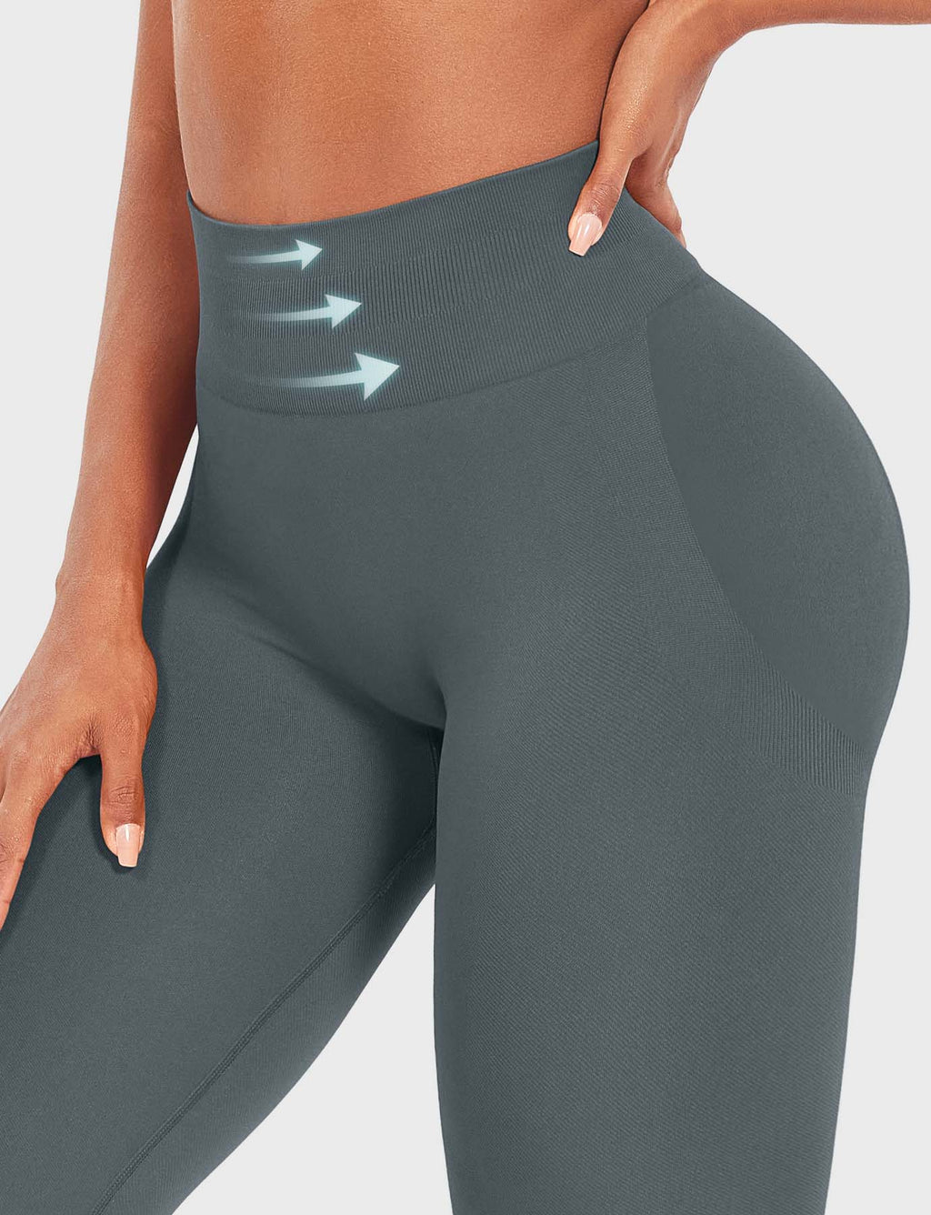 Leggins Deportivo Cintura Alta , Moldeador Sin Costuras