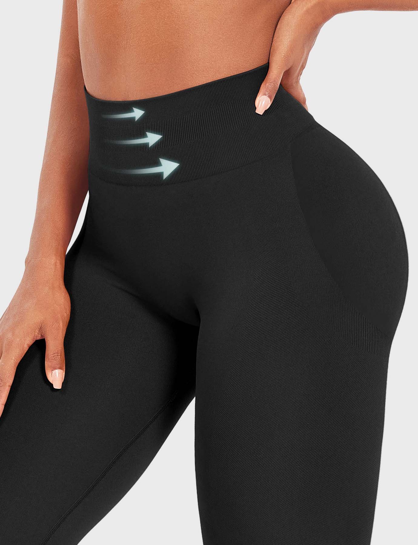 Leggins Deportivo Cintura Alta , Moldeador Sin Costuras